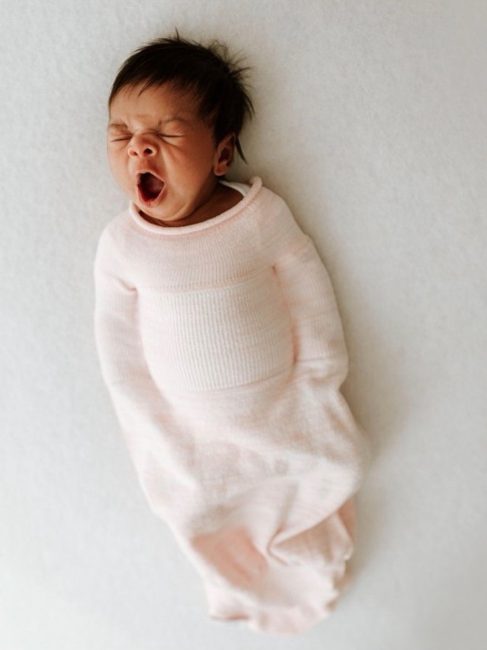 Cozy Newborn Sleep Sack in Soft Pink
